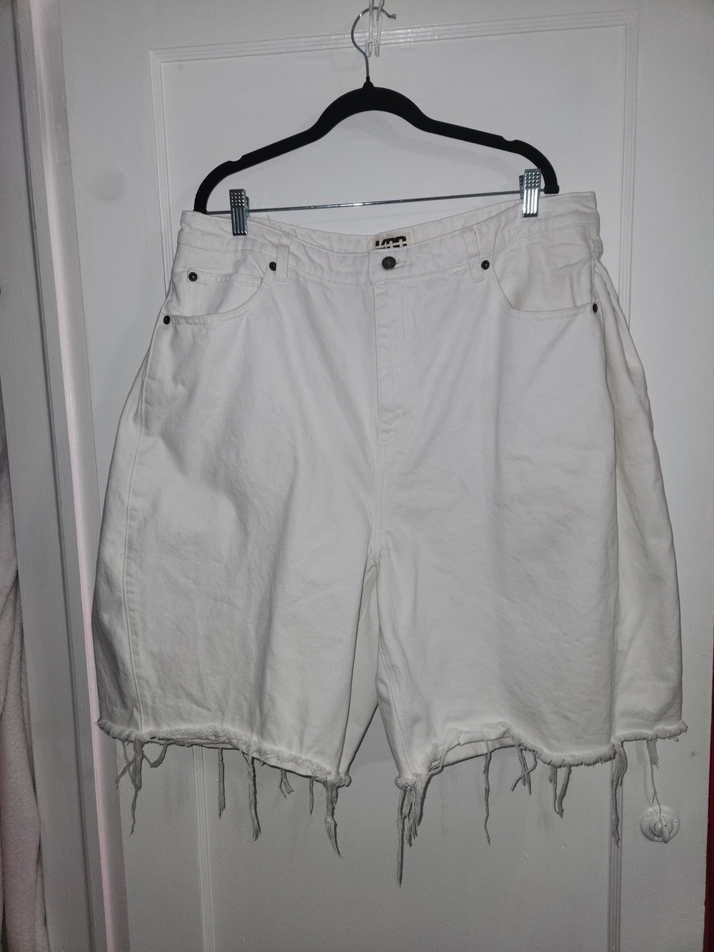 Kbb By Kahlana "The Distressed Rachel" Low Rise Denim Shorts